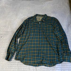 Van Heusen button down flannel